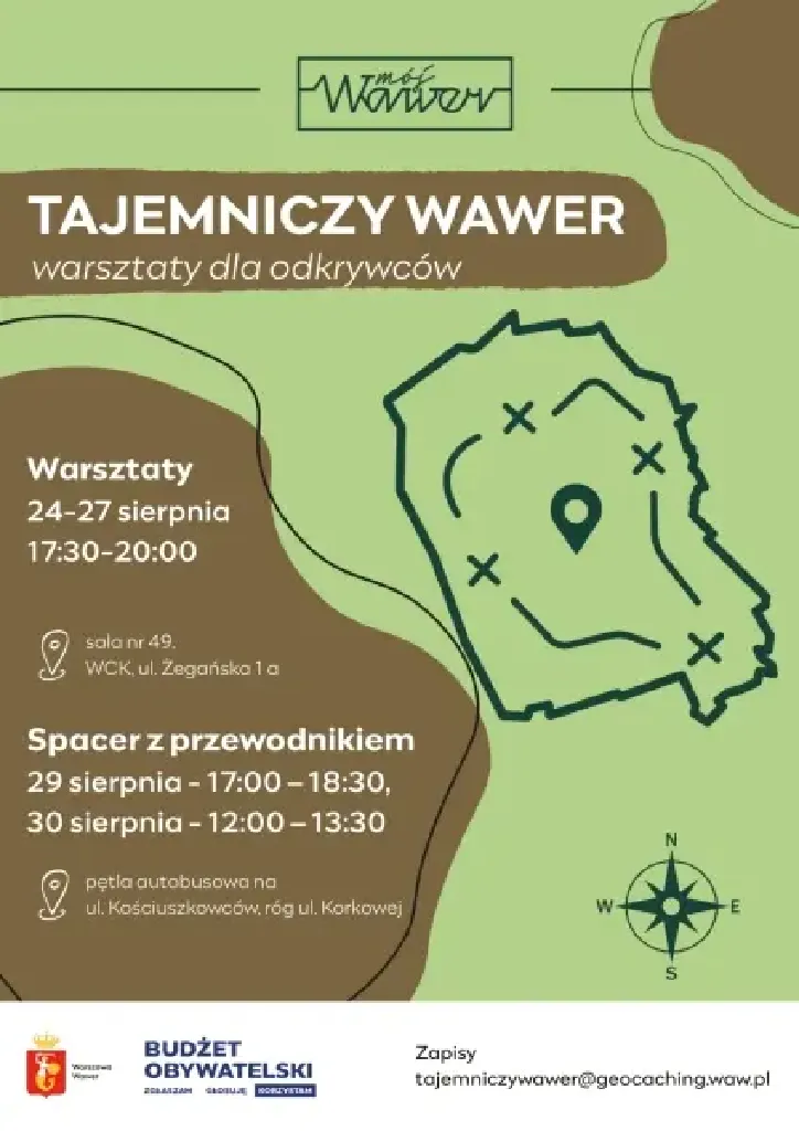 Tajemniczy Wawer – warsztaty geocachingu
