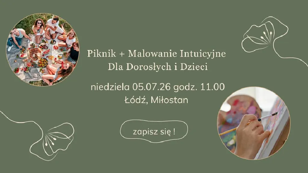 Piknik i Malowanie Intuicyjne – warsztaty rodzinne