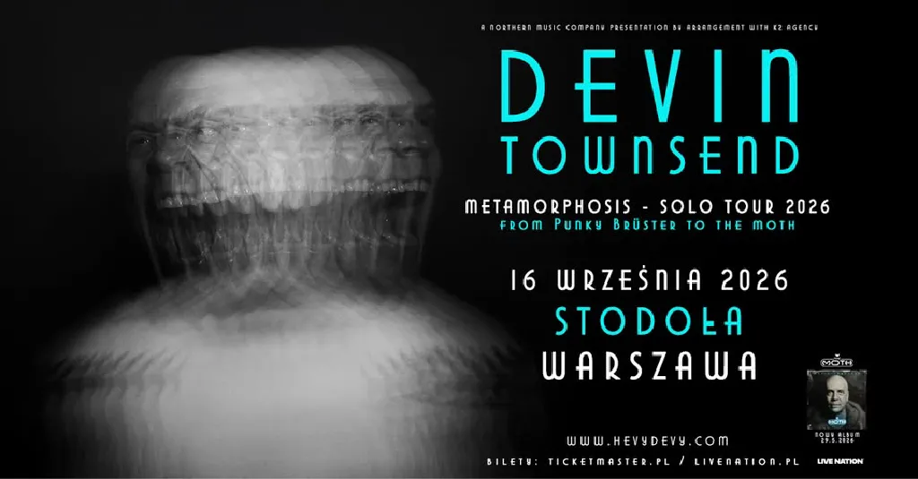 Devin Townsend – Metamorphosis Solo Tour 2026