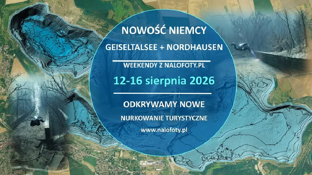 Nurkowy długi weekend: Geiseltalsee i Nordhausen