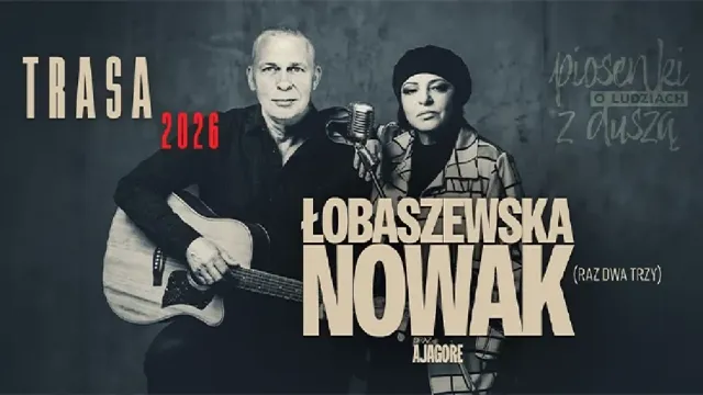 Piosenki o ludziach z duszą – koncert Grażyny Łobaszewskiej i Adama Nowaka