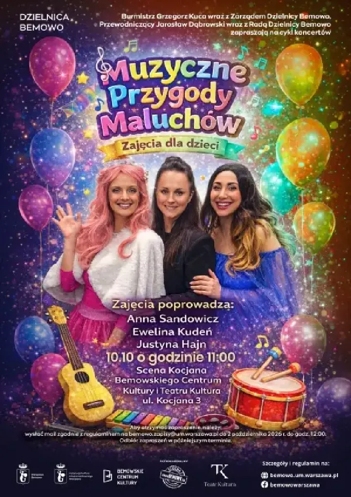 Muzyczne Przygody Maluchów – koncert na Bemowie