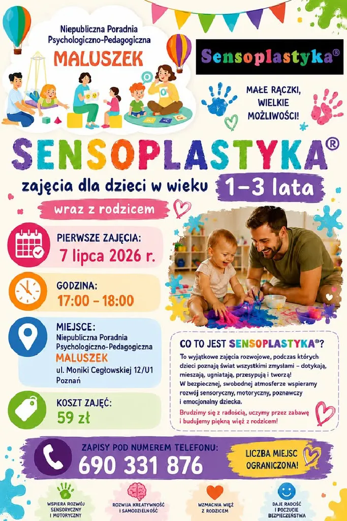 Sensoplastyka® – wakacyjny cykl zajęć