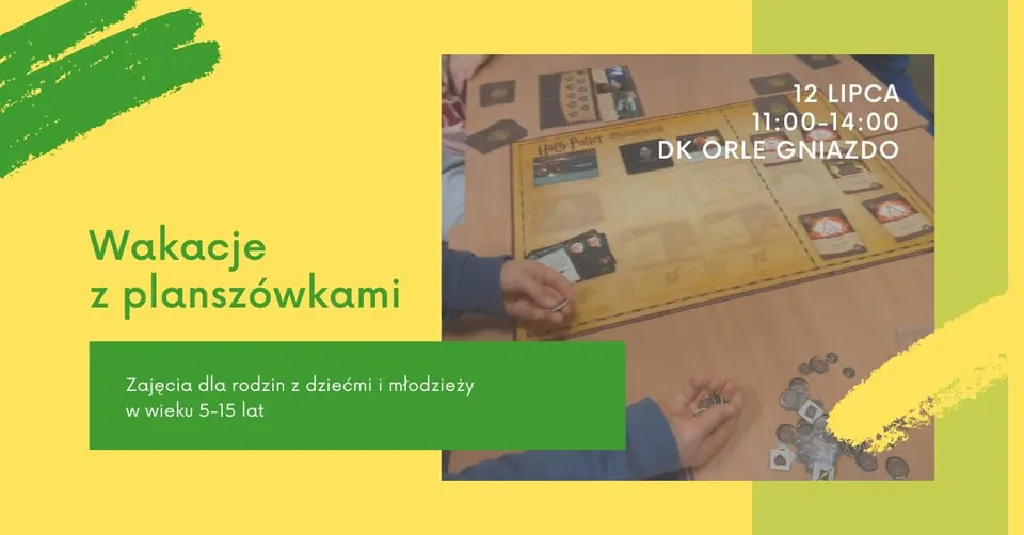Wakacje z planszówkami – zajęcia dla dzieci i młodzieży