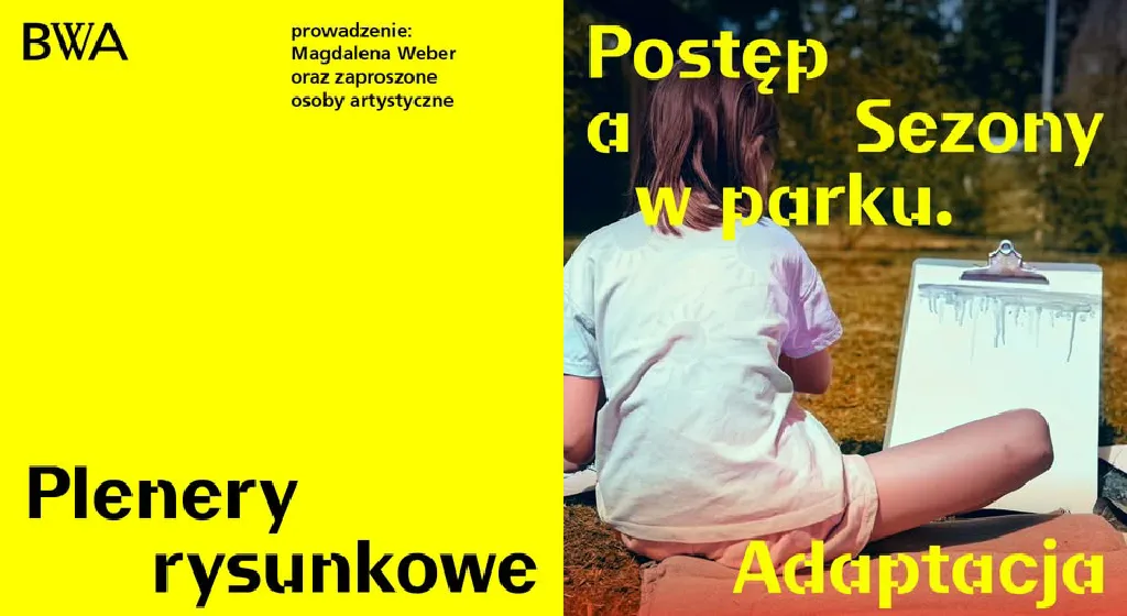 Plenery rysunkowe – cykl spotkań w parku
