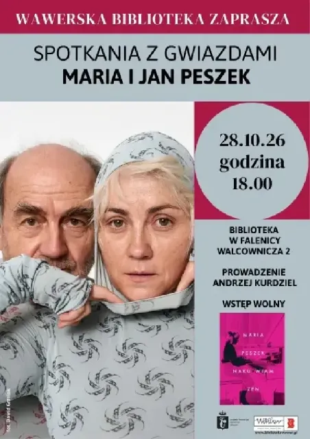 Maria i Jan Peszek – spotkanie w Bibliotece Publicznej w Dzielnicy Wawer