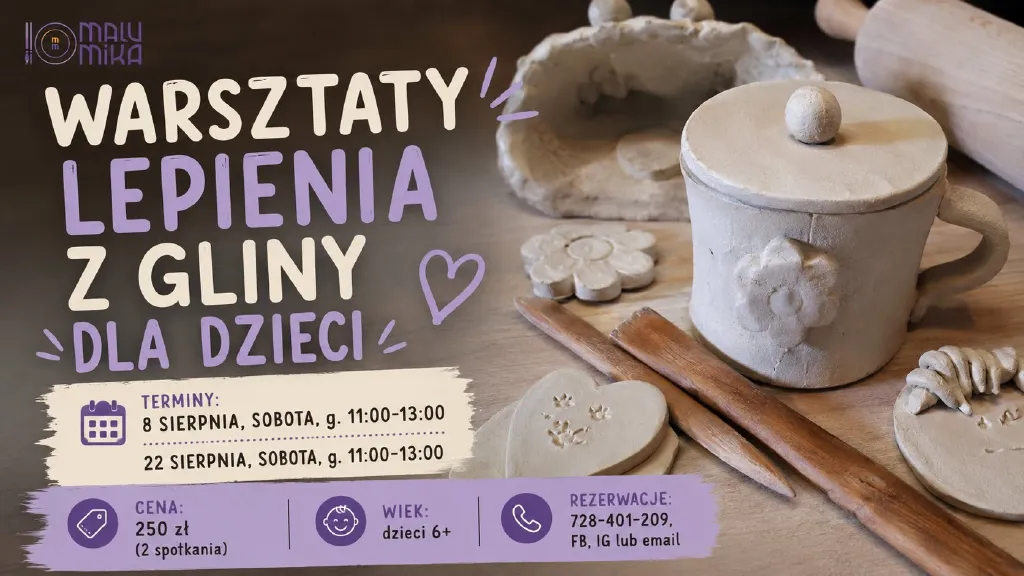 Warsztaty z gliną dla dzieci