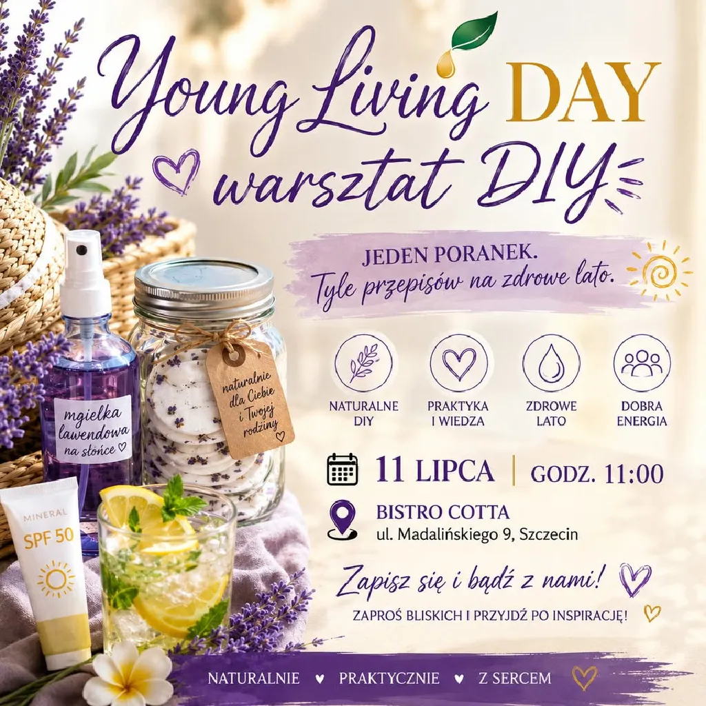 Young Living Day – warsztaty naturalne