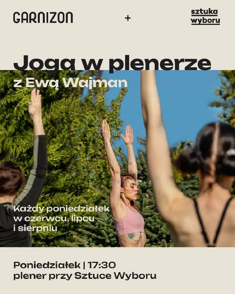 Yoga na trawie – zajęcia letnie