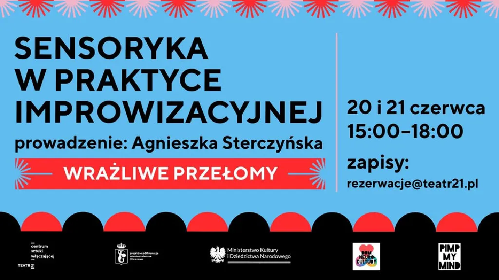 Sensoryka w praktyce improwizacyjnej – warsztaty