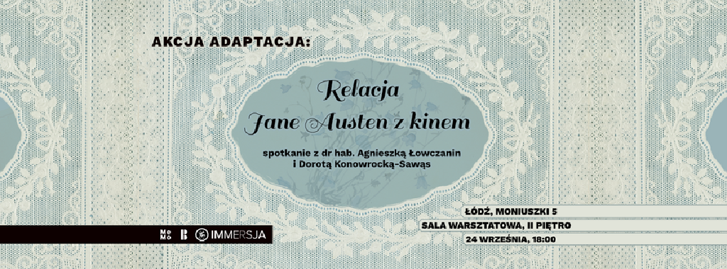 Akcja Adaptacja – spotkanie o twórczości Jane Austen