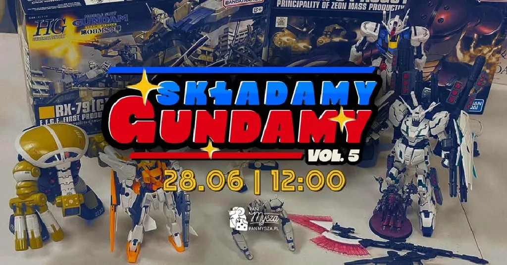 Składanie modeli Gundam u Pana Myszy