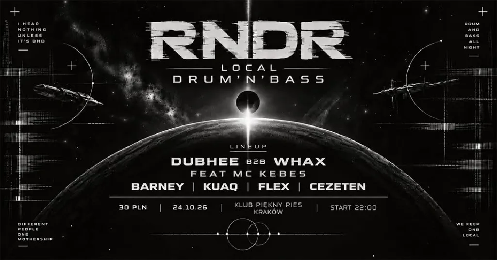 RNDR Local Drum’n’bass – impreza klubowa