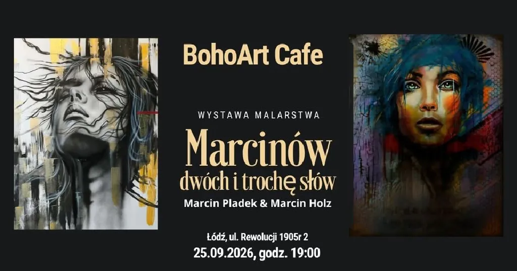 Marcinów dwóch i trochę słów – wystawa malarstwa