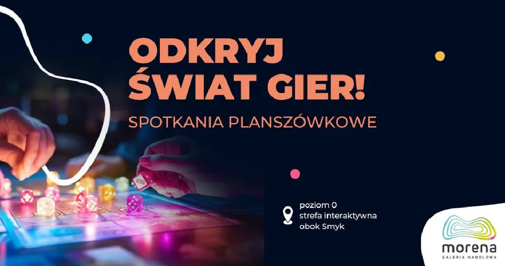 Spotkania z planszówkami w Galerii Morena