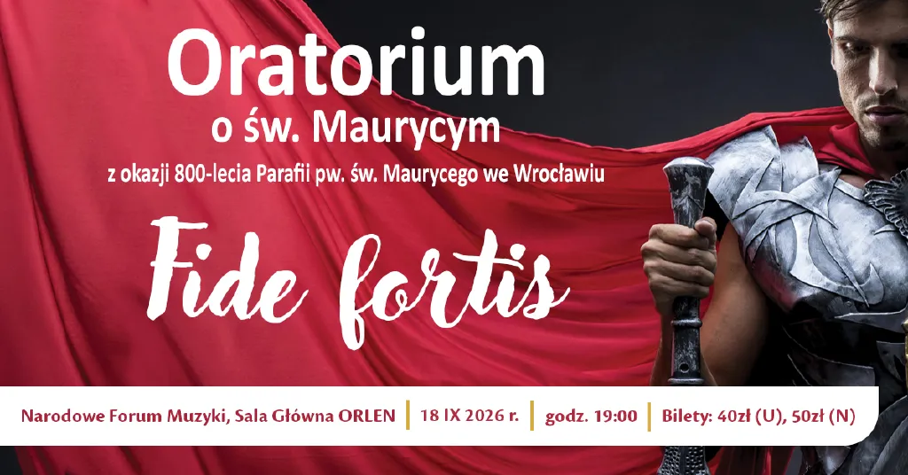 Fide fortis – premiera oratorium