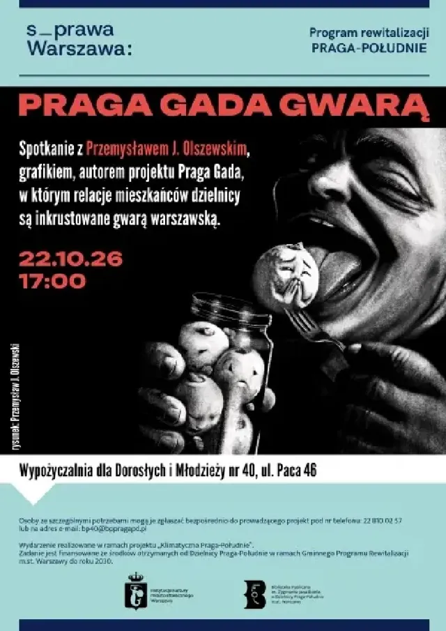 Praga Gada Gwarą – spotkanie z Przemysławem J. Olszewskim