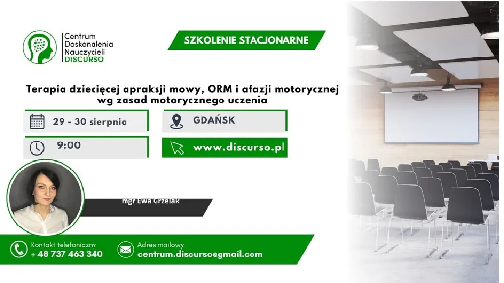 Terapia dziecięcej apraksji mowy – szkolenie