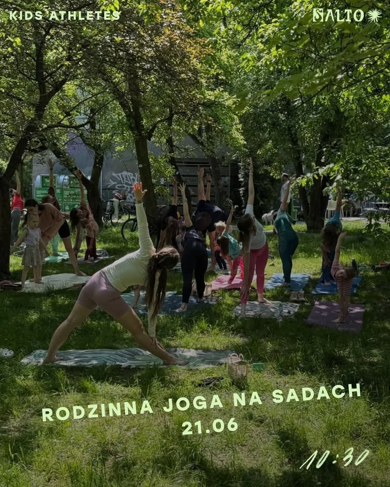 Rodzinna joga na Sadach Żoliborskich