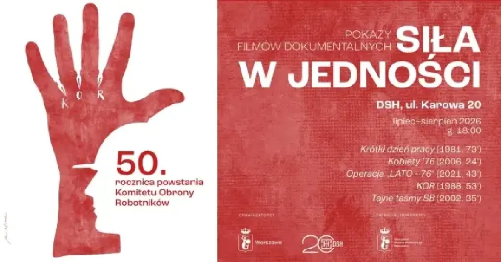Pokazy filmów dokumentalnych – 50. rocznica powstania KOR