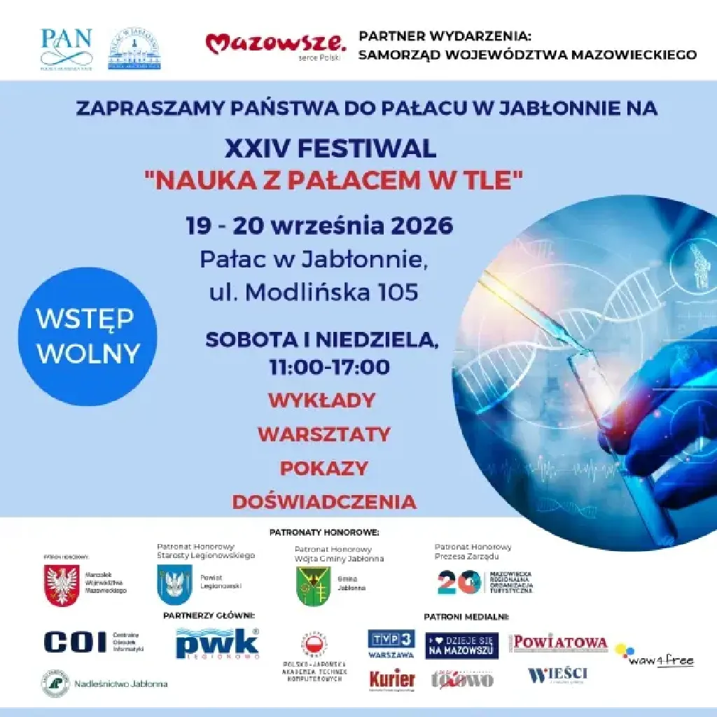 XXIV Festiwal Nauka z Pałacem w tle