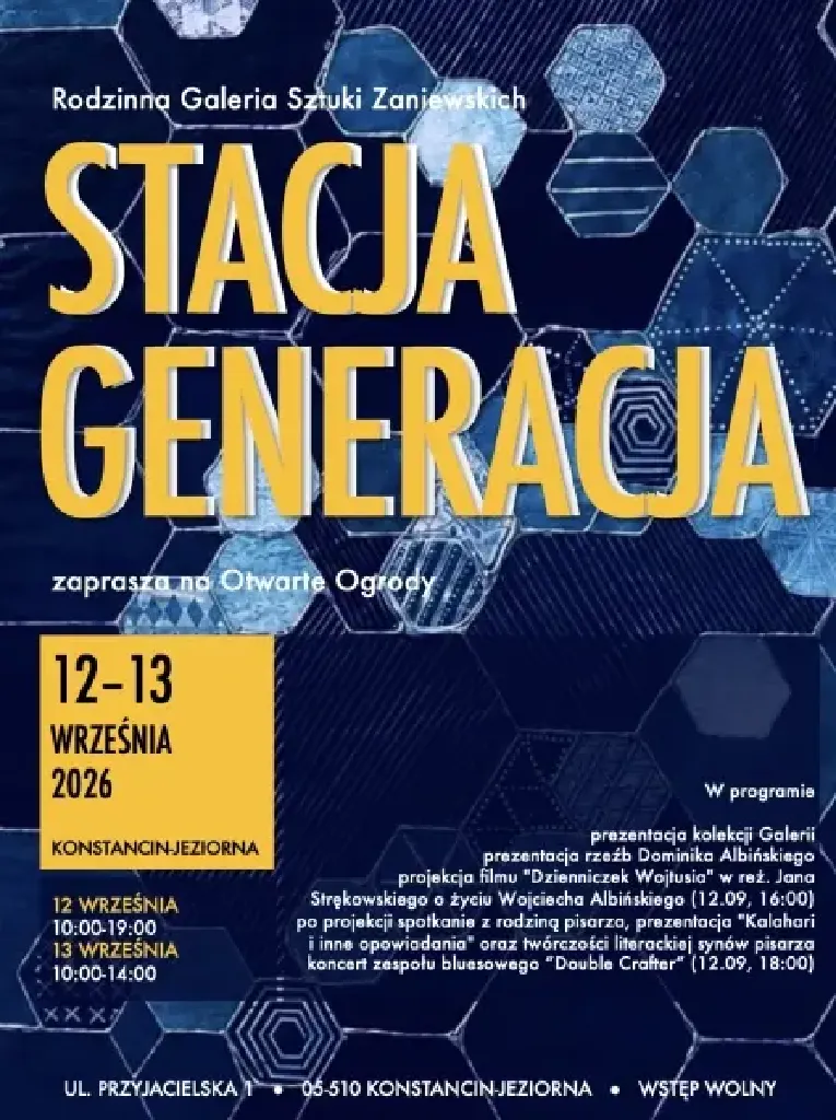 Otwarte Ogrody w Stacji Generacja – wydarzenie w Konstancinie-Jeziornie