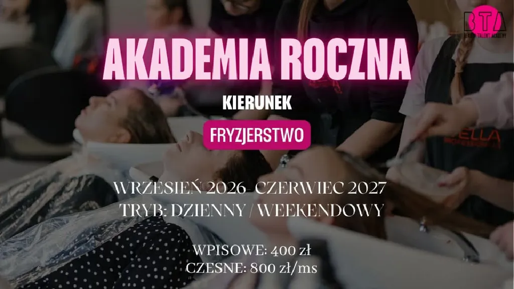 Akademia Roczna – kierunek fryzjerstwo