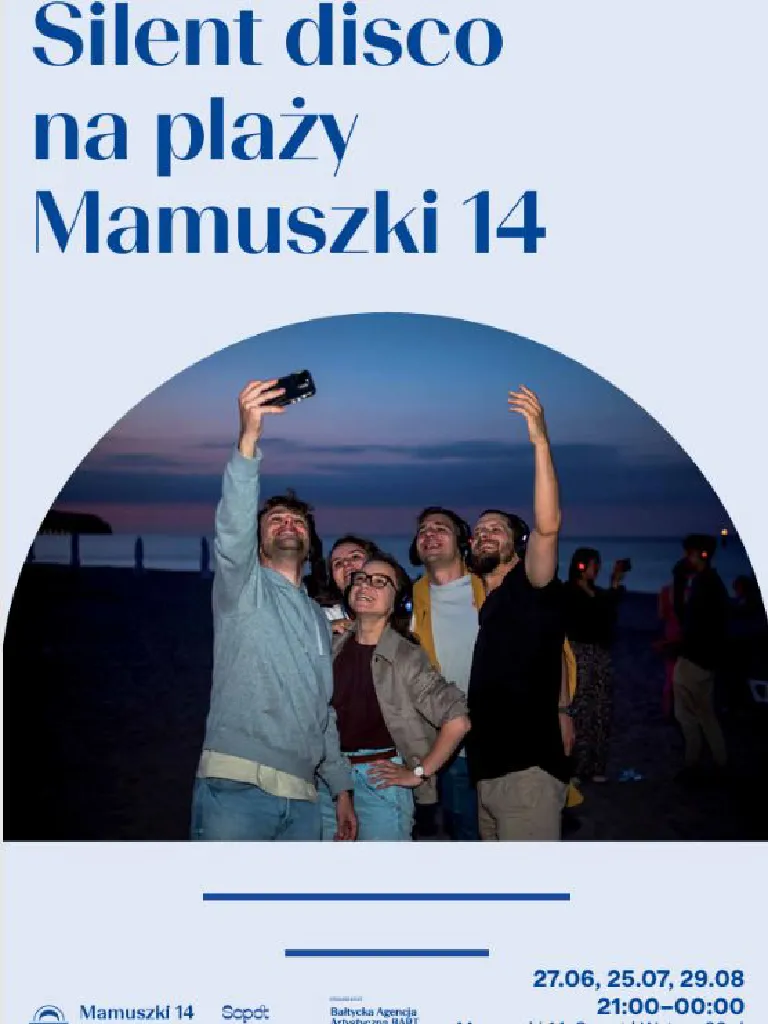 Silent disco na plaży – Sopot