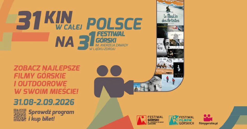 31. Festiwal Górski im. Andrzeja Zawady – przegląd filmowy