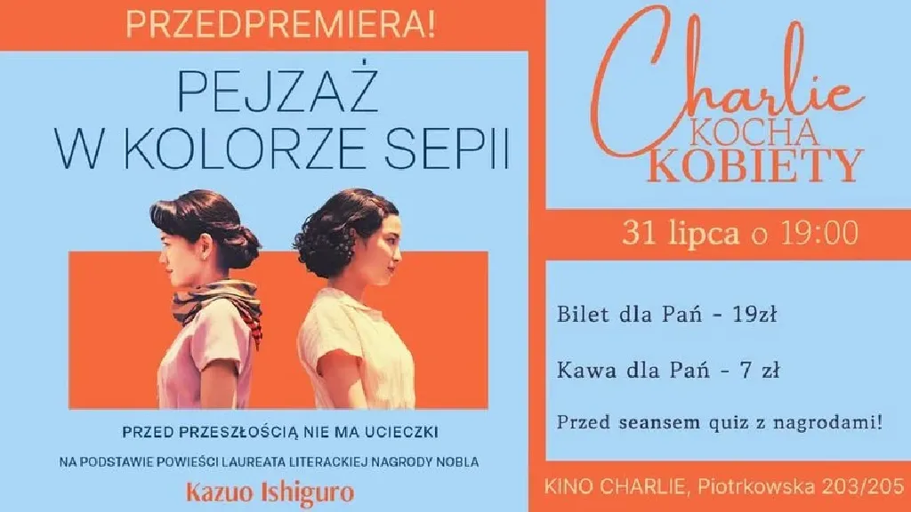 Charlie kocha kobiety – quiz filmowy i przedpremiera w Kinie Charlie