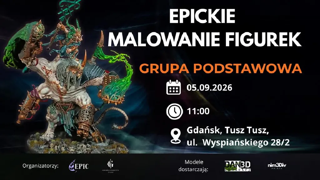 EPICkie Malowanie Figurek – Warsztaty w Gdańsku