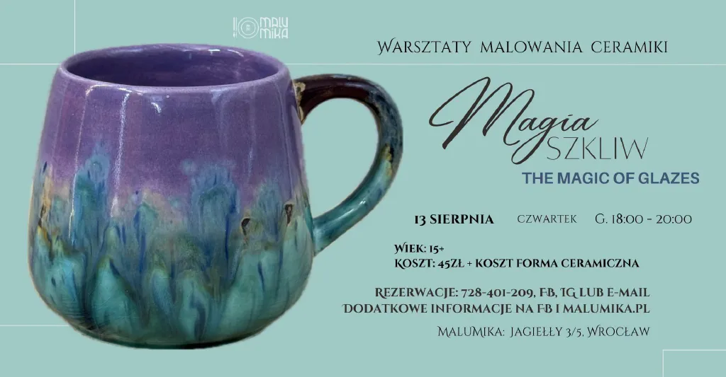 Magia szkliw – warsztaty ceramiczne