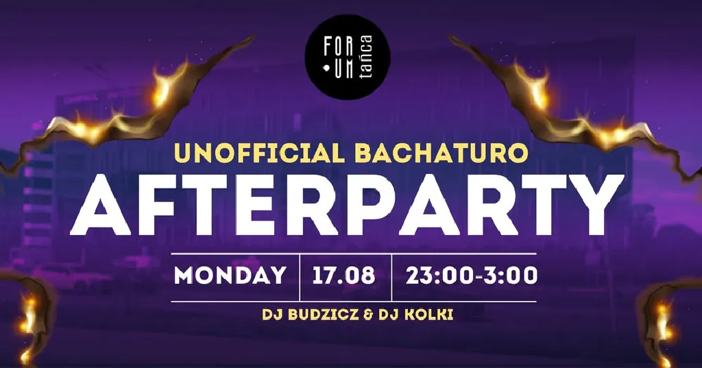 Unofficial Bachaturo Afterparty w Forum Tańca