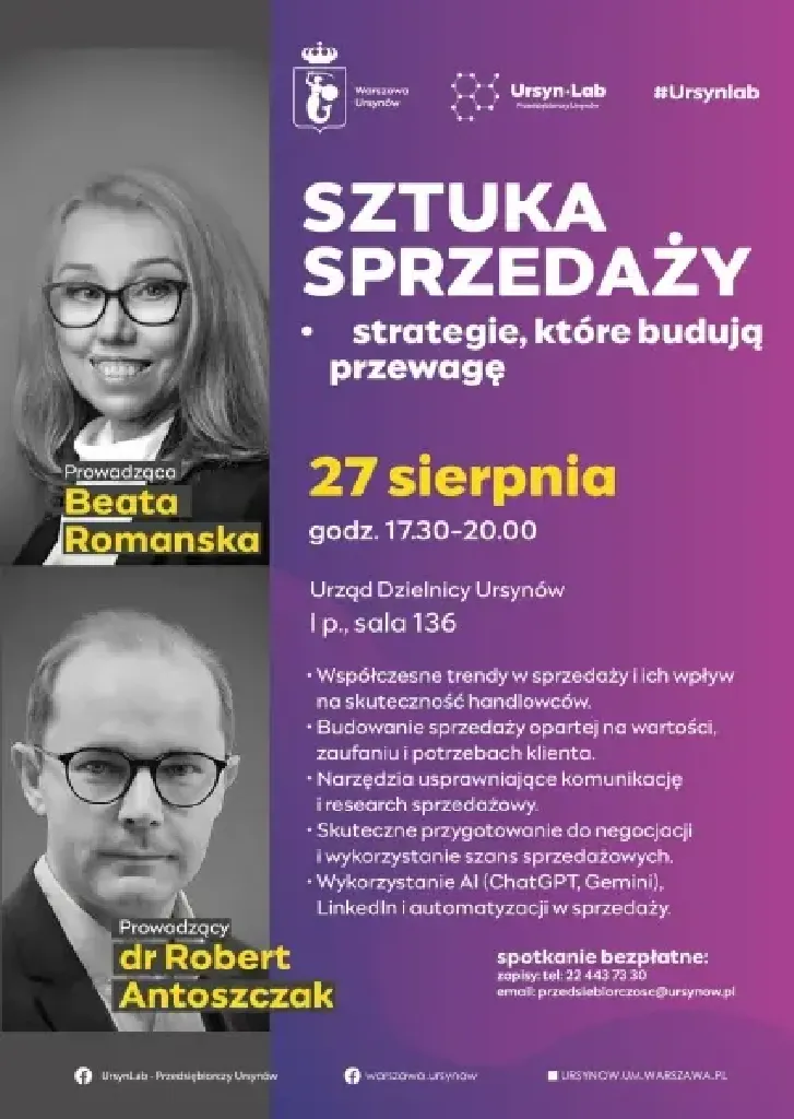 Sztuka sprzedaży – warsztaty strategiczne