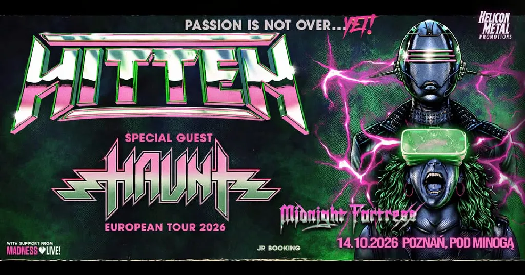 HITTEN, HAUNT i Midnight Fortress – koncert metalowy