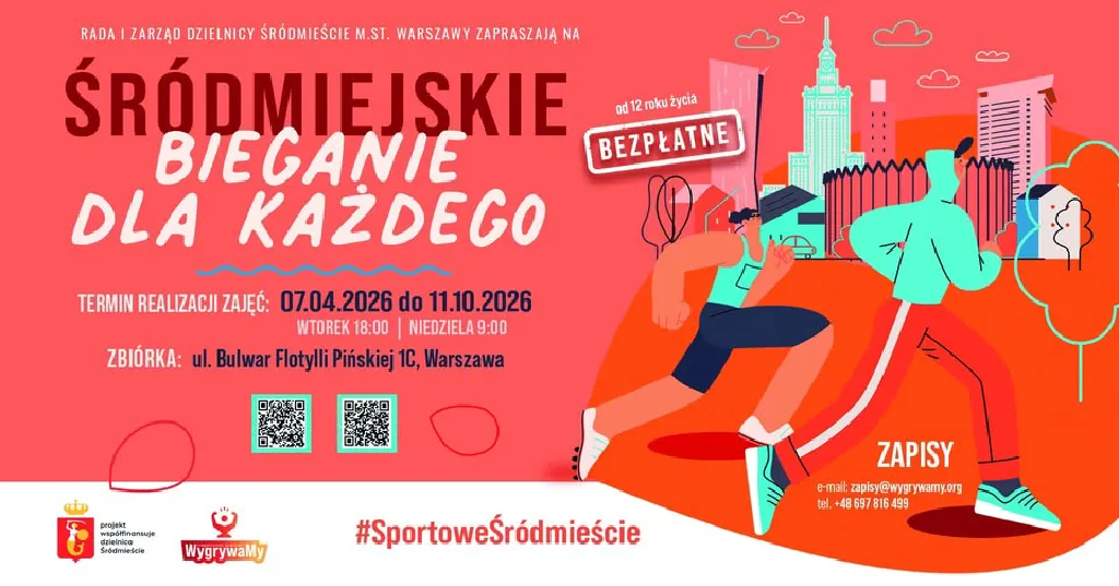 Treningi biegowe w Śródmieściu