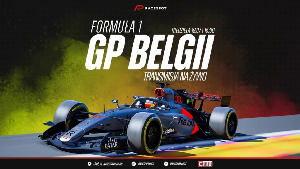 Transmisja F1 Grand Prix Belgii w RaceSpocie