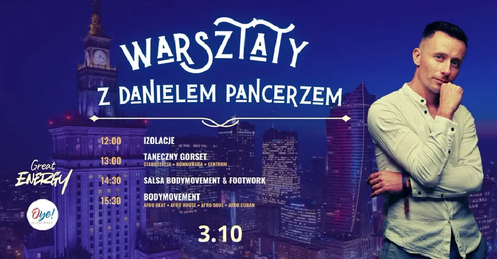 Technika & Flow – warsztaty taneczne z Danielem Pancerzem