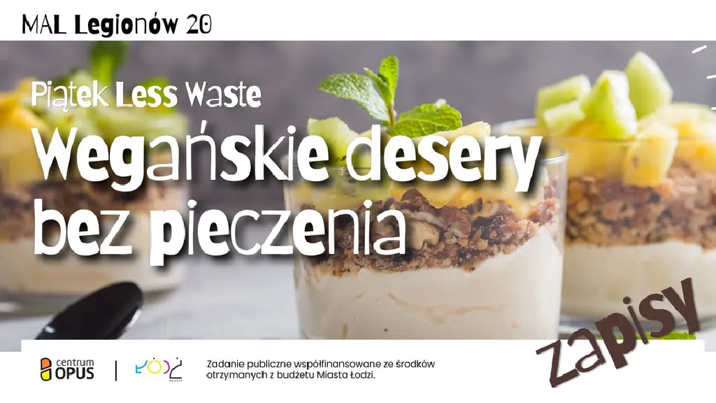Wegańskie desery bez pieczenia – warsztaty