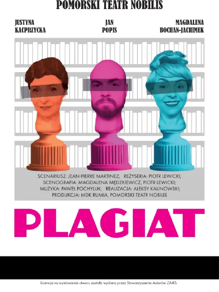 Plagiat – spektakl Pomorskiego Teatru Nobilis