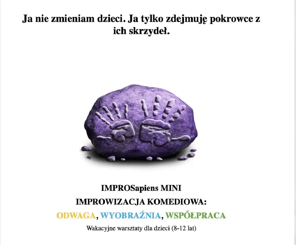 Warsztaty wakacyjne z improwizacji dla dzieci