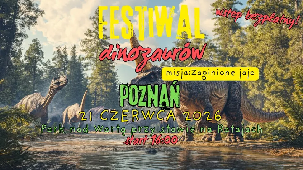 Festiwal Dinozaurów w Poznaniu