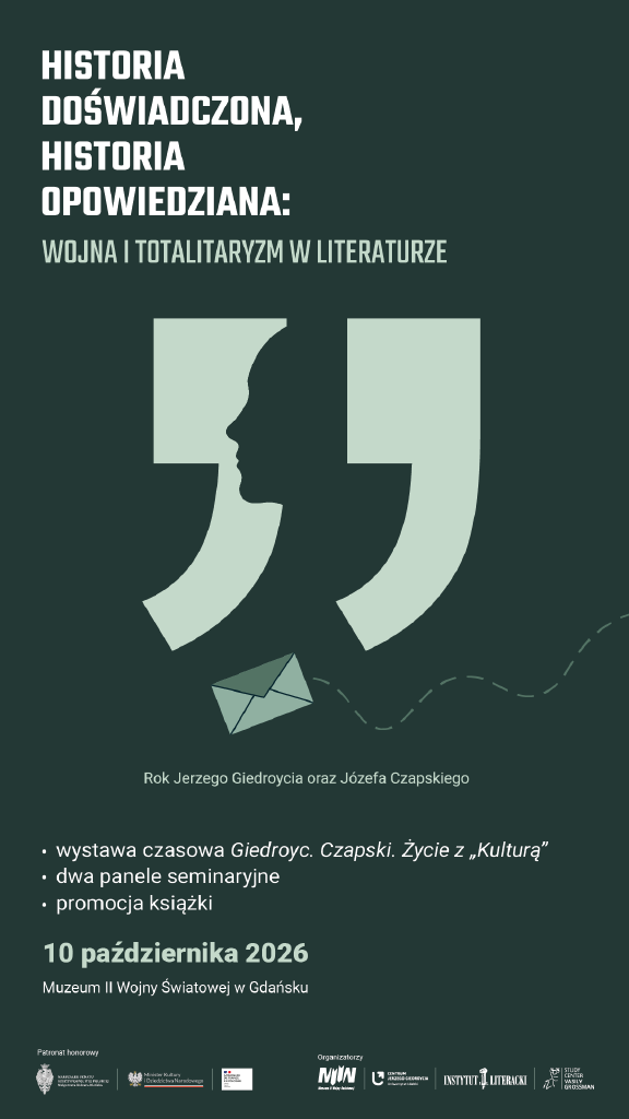 Jerzy Giedroyc, Józef Czapski i „Kultura” – wydarzenie w Muzeum II Wojny Światowej