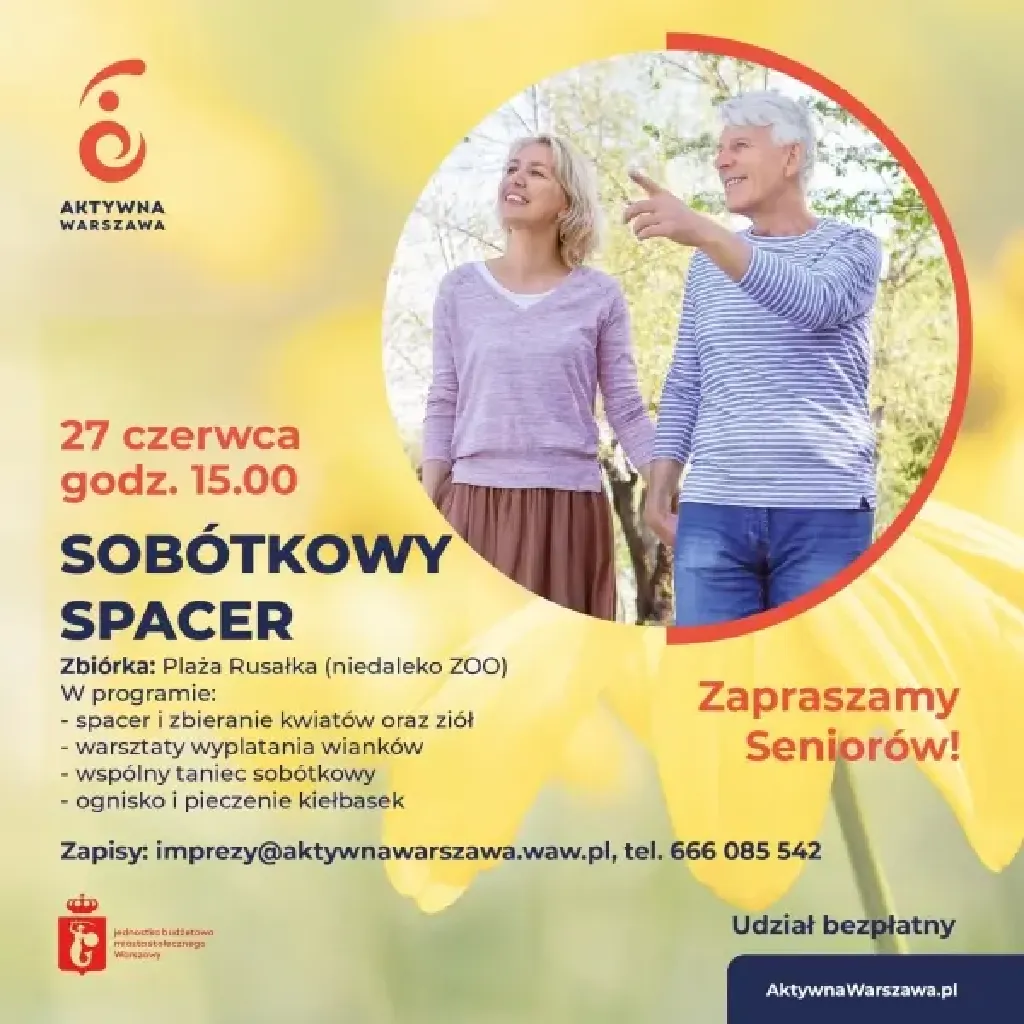 Sobótkowy spacer w wiankach z ogniskiem