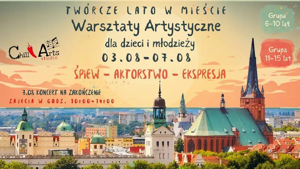Letnie Warsztaty Artystyczne dla dzieci i młodzieży