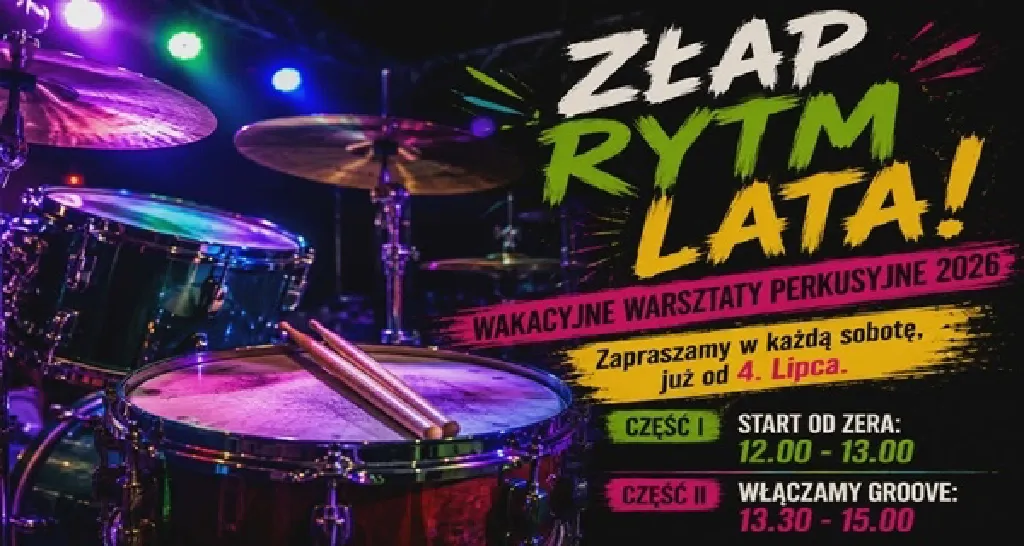 Złap rytm lata – warsztaty perkusyjne