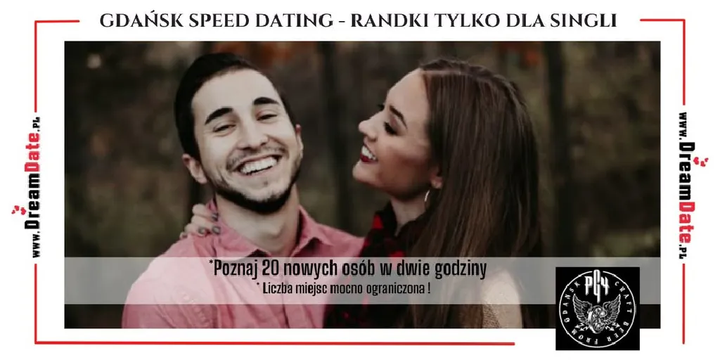 Speed Dating w Gdańsku – randki dla singli (19–27 lat)