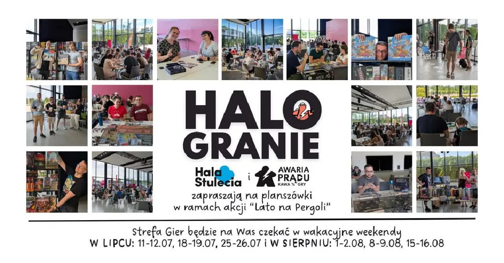 HALOGRANIE 2026 – strefa gier przy Pergoli
