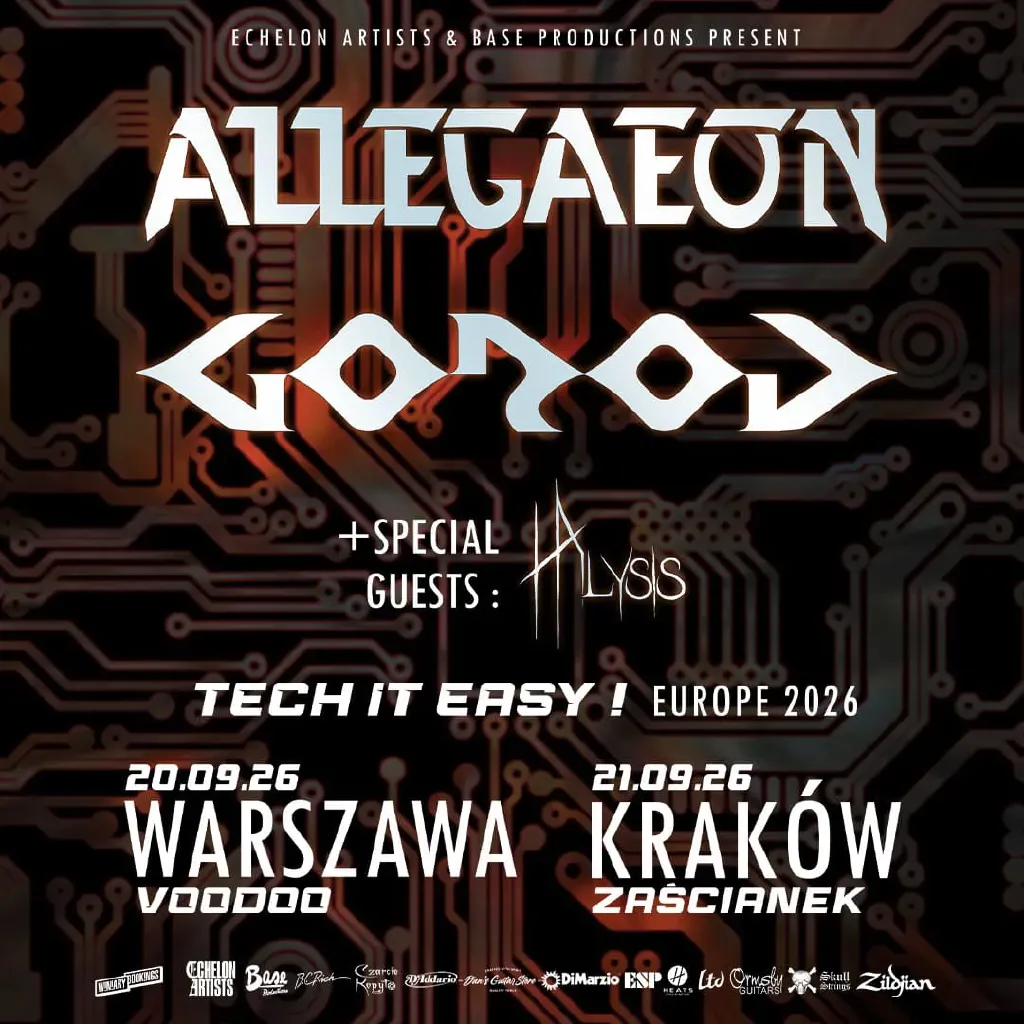 Allegaeon, Gorod, Halysis – koncert