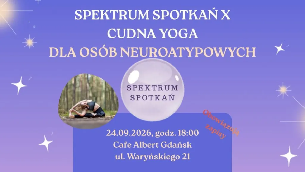 Spektrum Spotkań x Cudna Yoga – zajęcia jogi